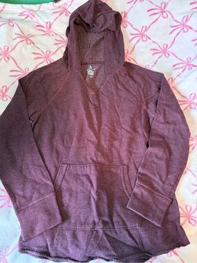 SO Women's Hooded Pullover Sweatshirt - Wine